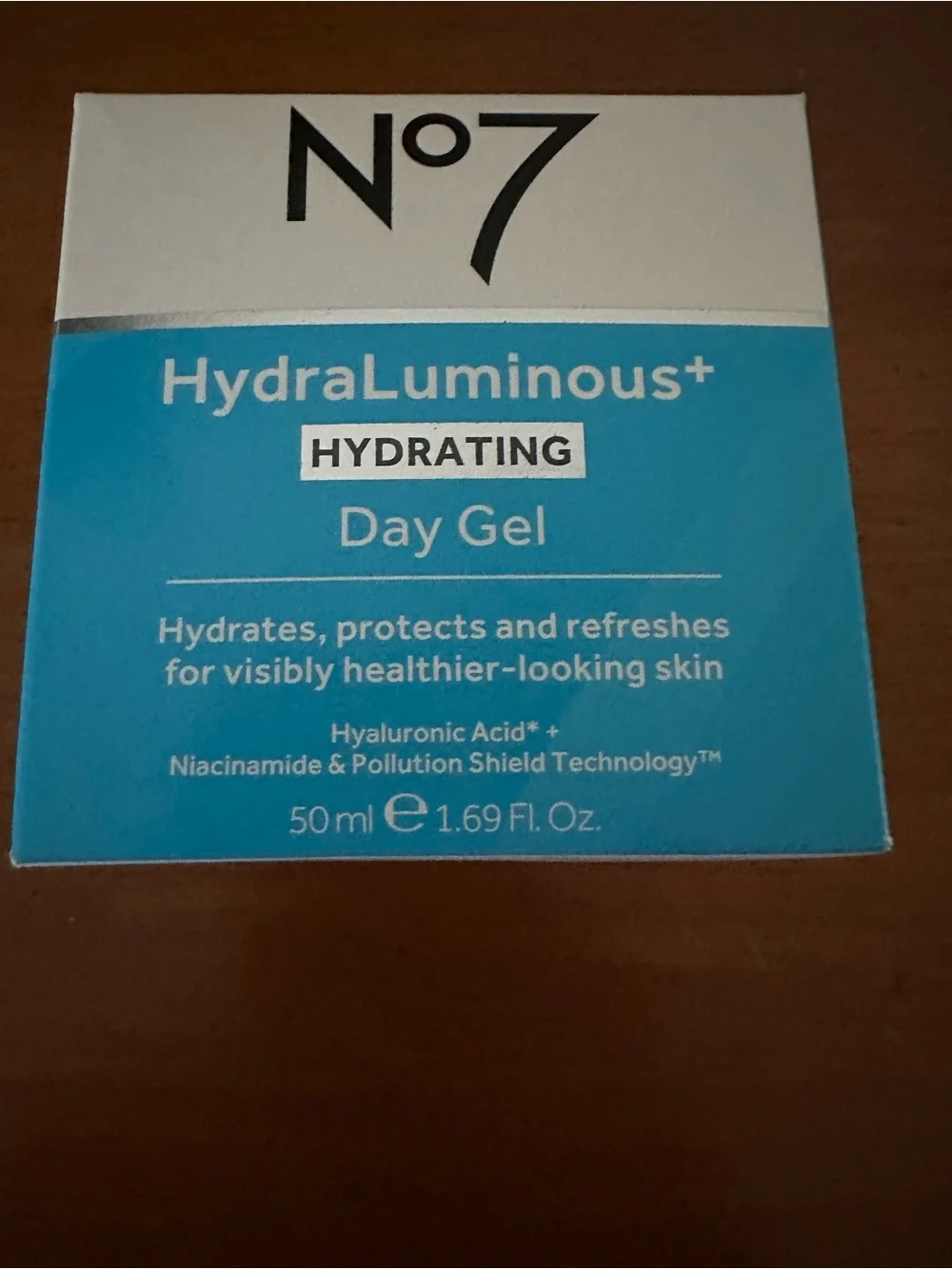 NEW No7 Hydraluminous+ Hydrating Gel 1.69 oz